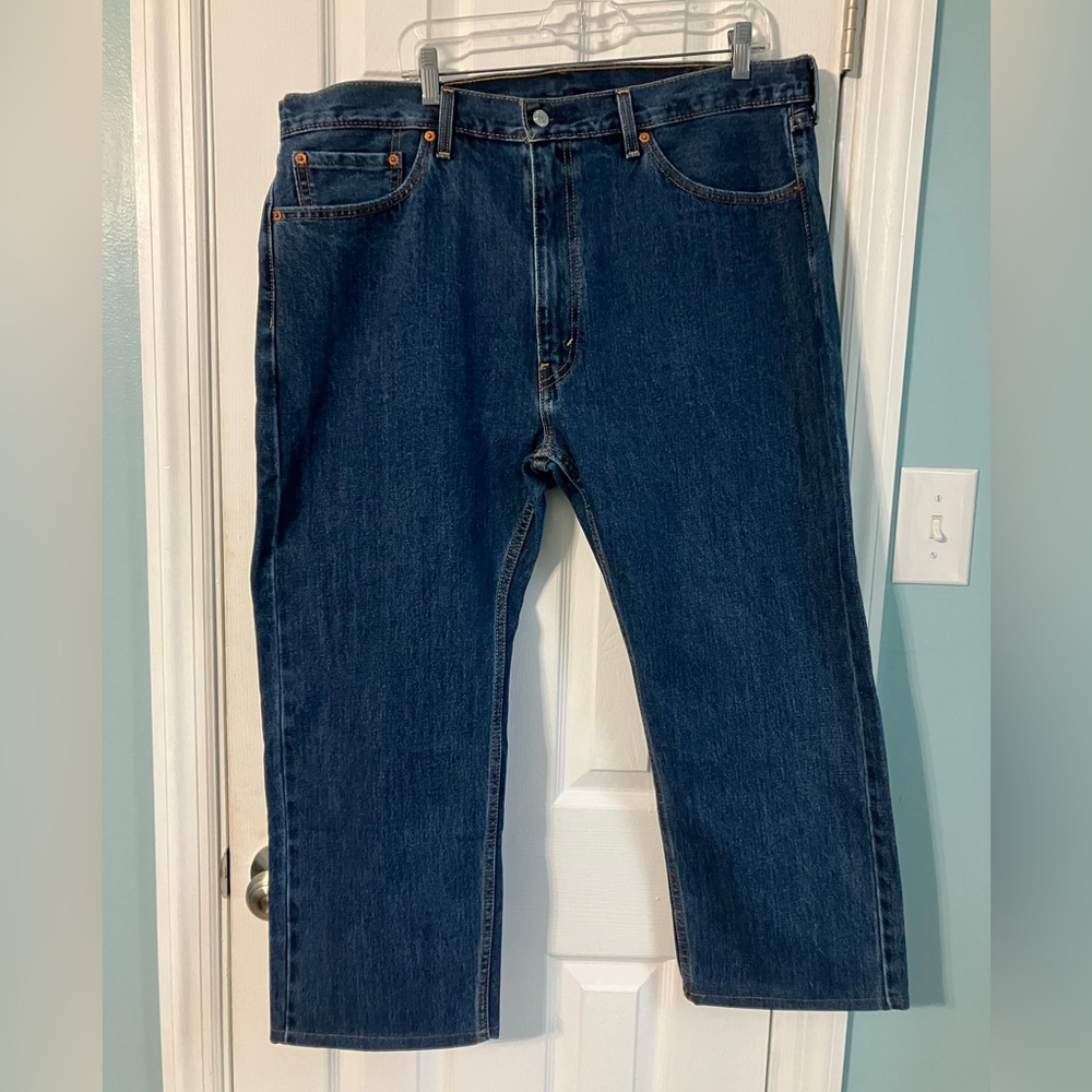Men’s Levi’s 505 Regular Fit Straight Leg Jeans Size 40x25 NEW No Tags
